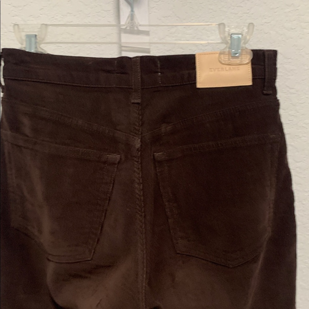 Everlane Dark Brown Corduroy Tapered Pants - Picture 5 of 10
